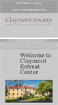 Mobile Screenshot of claymont.org